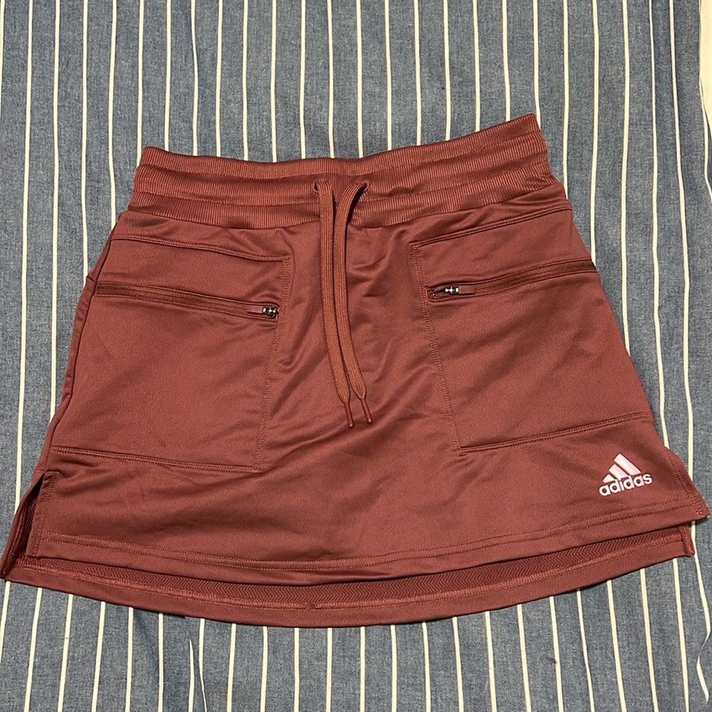 Maroon Adidas Golf Skort Sz Small
